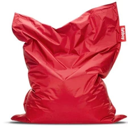 Fatboy Original beanbag in red.