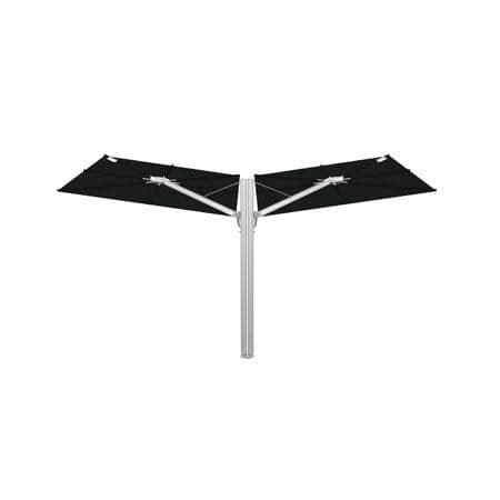 Umbrosa Spectra Duo cantilever umbrella in black.