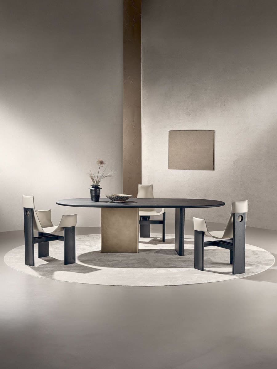 Naturedesign Monolith reclaimed-wood dining table.