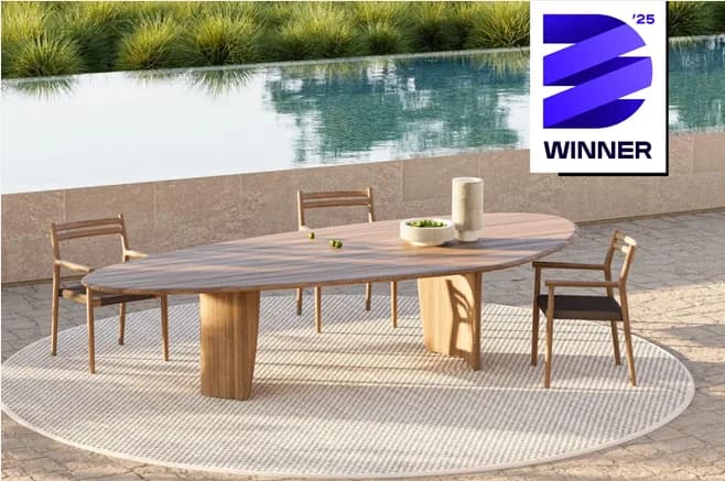 Betaco Sorrento wins design masterprize 2025 - category outdoor furniture: tables, project