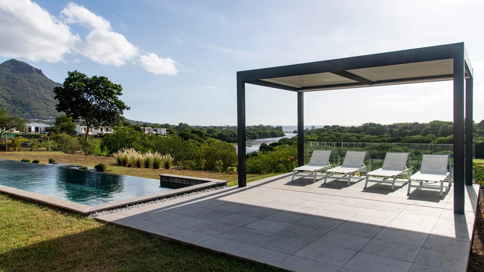 Gandiablasco Akasha Villa, residential project in Tamarin (Black River district) Maurice Island, Mauritius