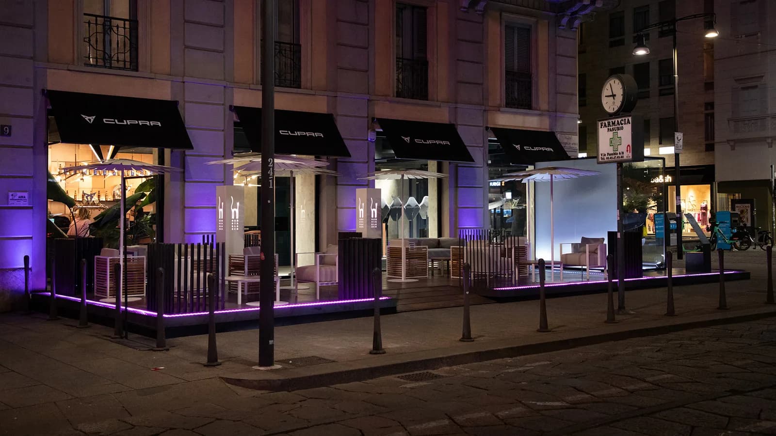 Gandiablasco Cupra Garage Milano, project in Milan, Italy