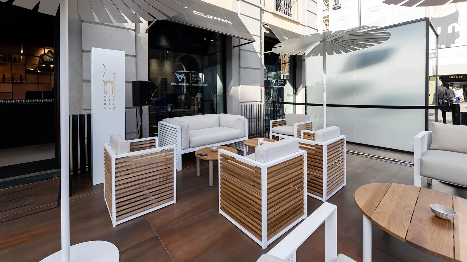 Gandiablasco Cupra Garage Milano, project in Milan, Italy