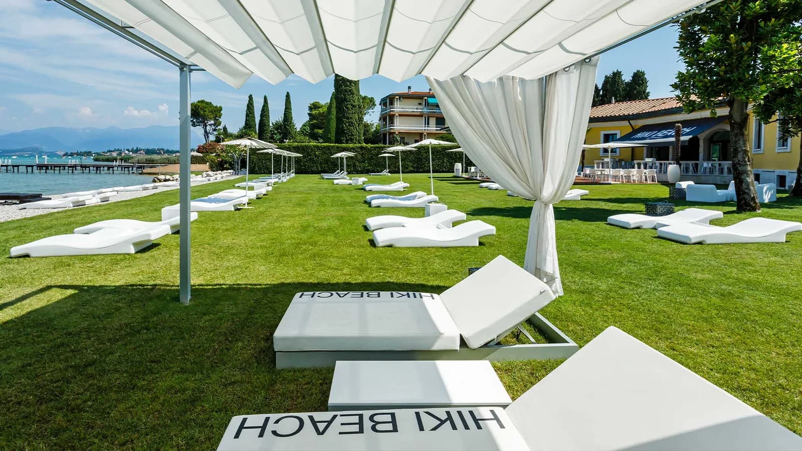 Gandiablasco Hiki Beach Club, hospitality project in Sirmione, Italy