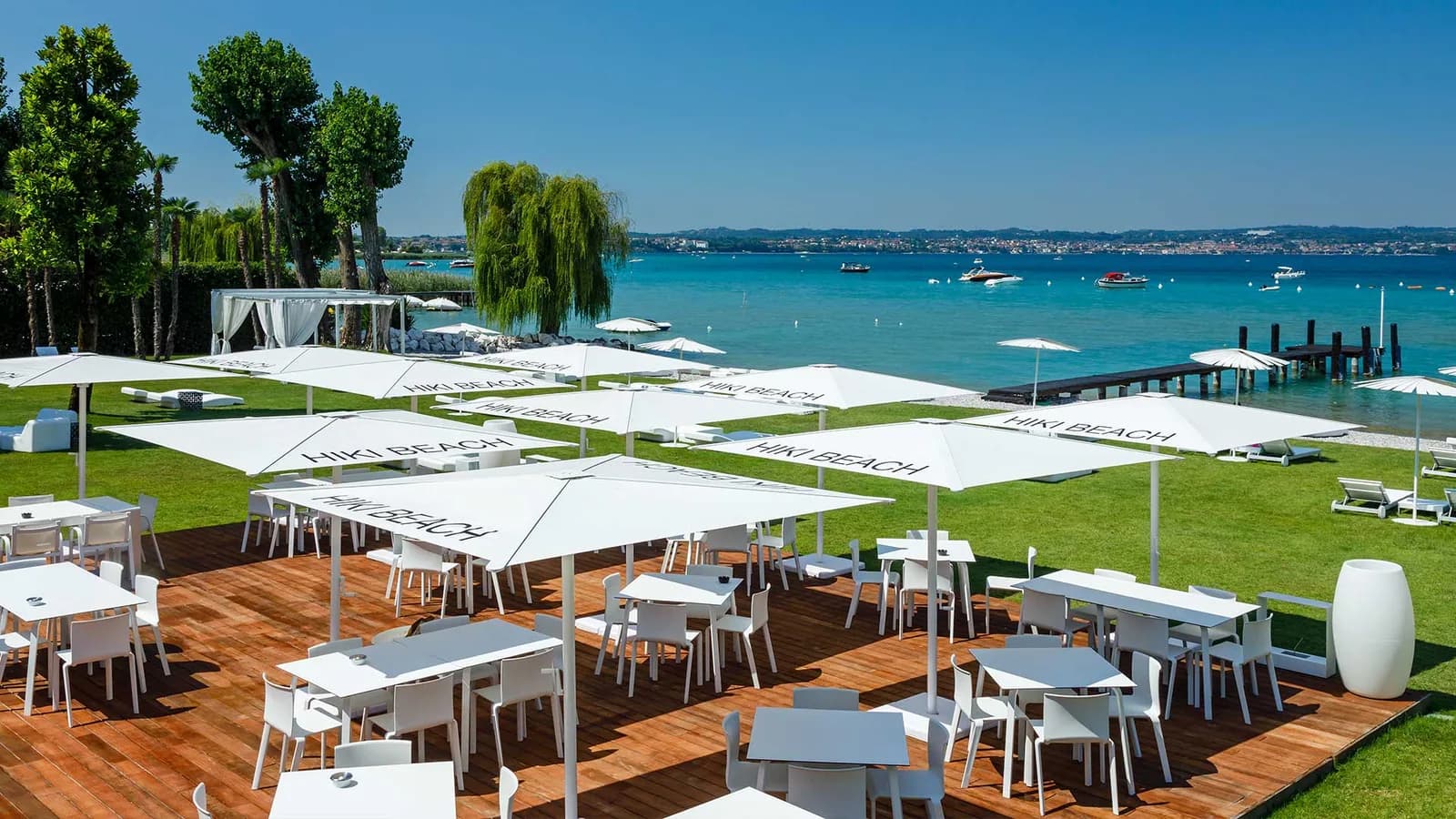 Gandiablasco Hiki Beach Club, hospitality project in Sirmione, Italy