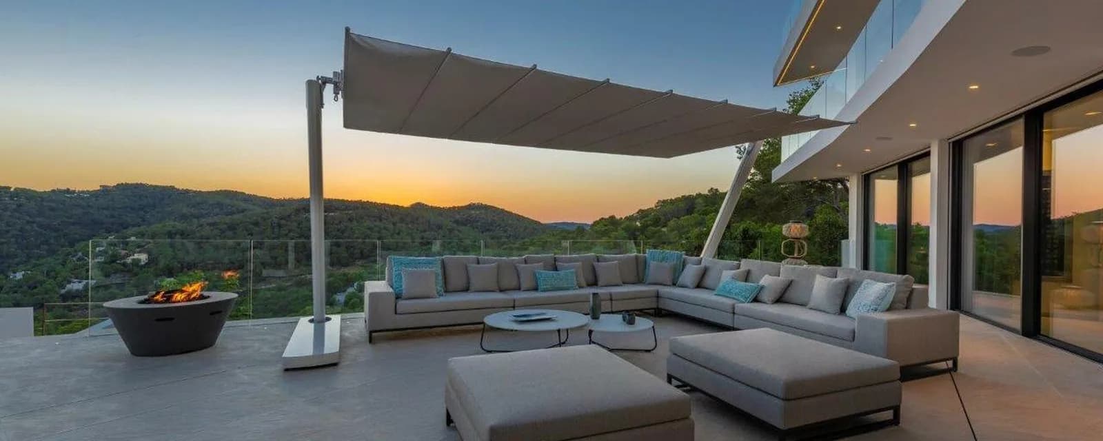 Manutti A villa with a view, residential project in Ibiza, Spain