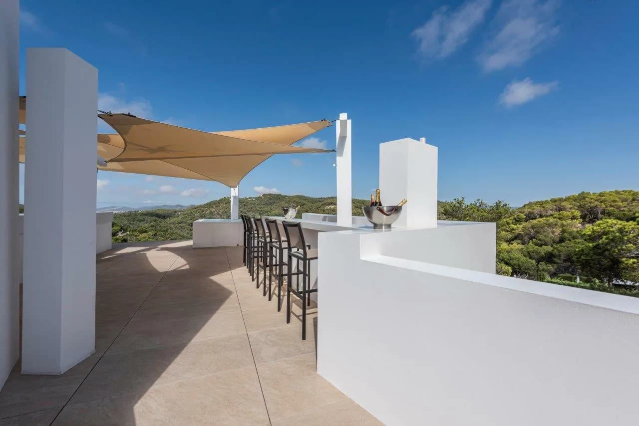 Manutti A villa with a view, residential project in Ibiza, Spain