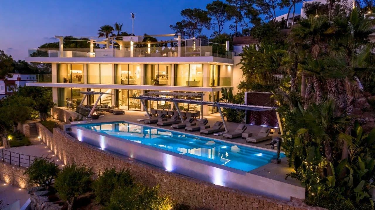 Manutti A villa with a view, residential project in Ibiza, Spain