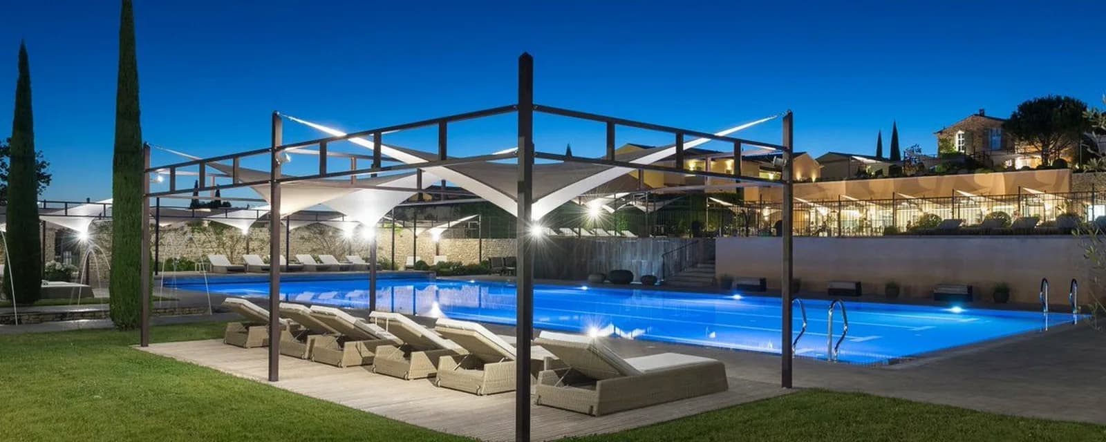 Manutti La Coquillade, hospitality project in Gargas, France