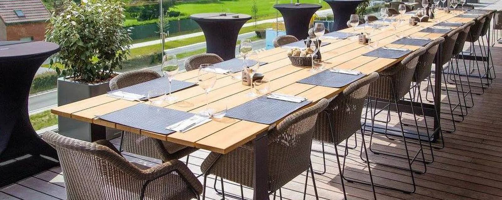 Manutti The Rooftop, hospitality project in Massenhoven, Belgium