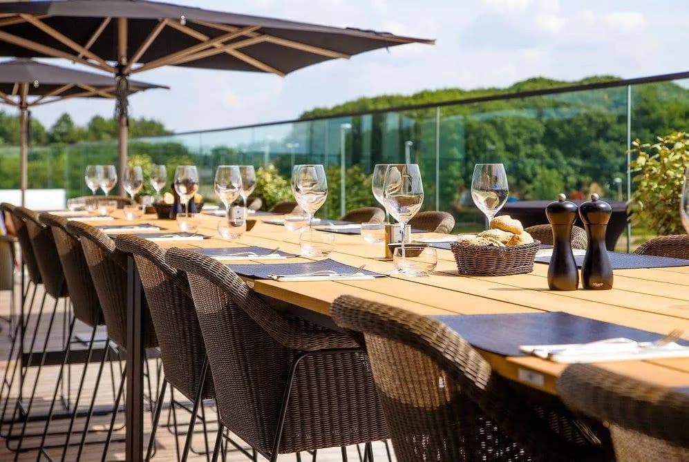 Manutti The Rooftop, hospitality project in Massenhoven, Belgium