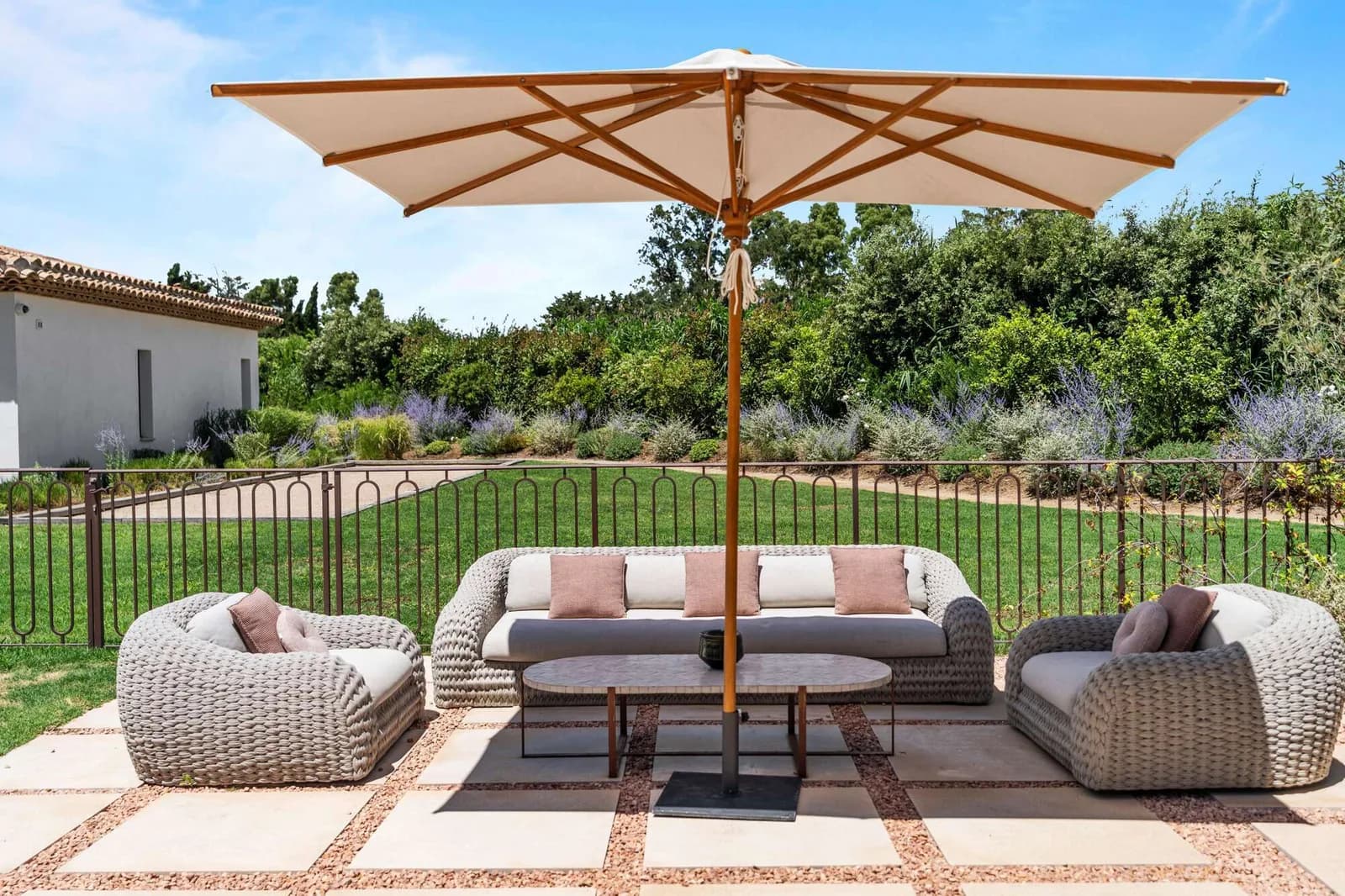 Manutti Villa Shesh, residential project in Ramatuelle, France
