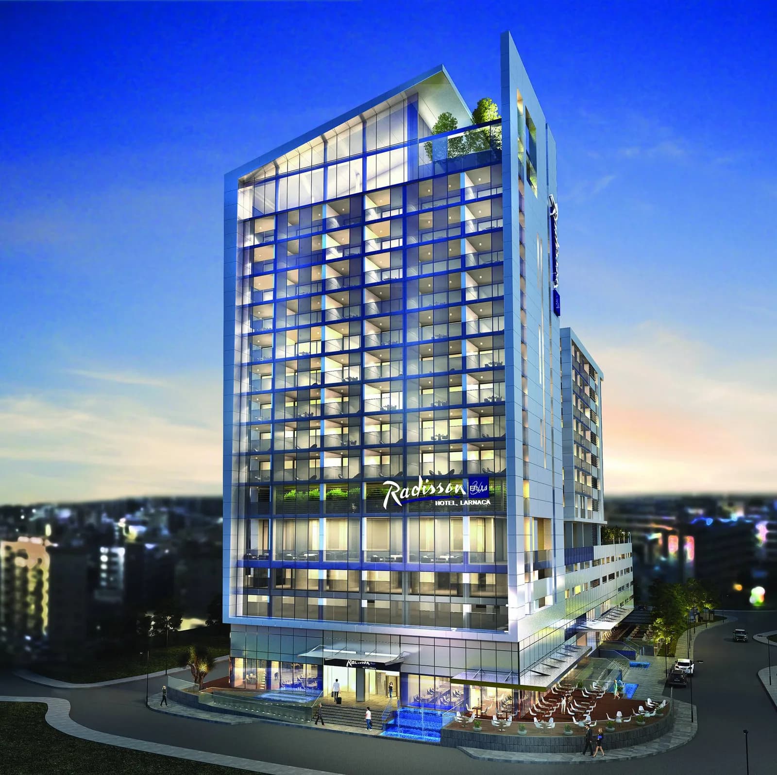 Papadatos Radisson Blu Hotel, hospitality project in Lamaca, Cyprus