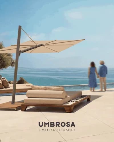 Umbrosa Versa Cantilver umbrella, residential project